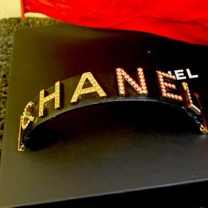 Chanel leather bracelet